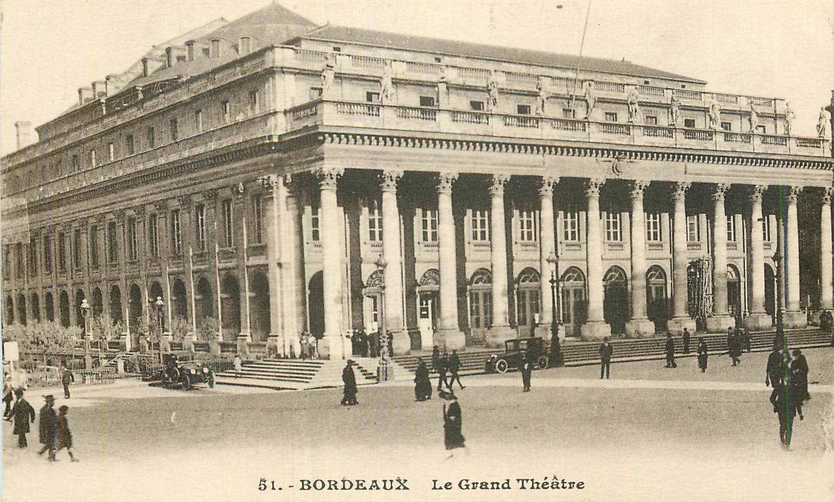 CPA Bordeaux Le Grand Theatre