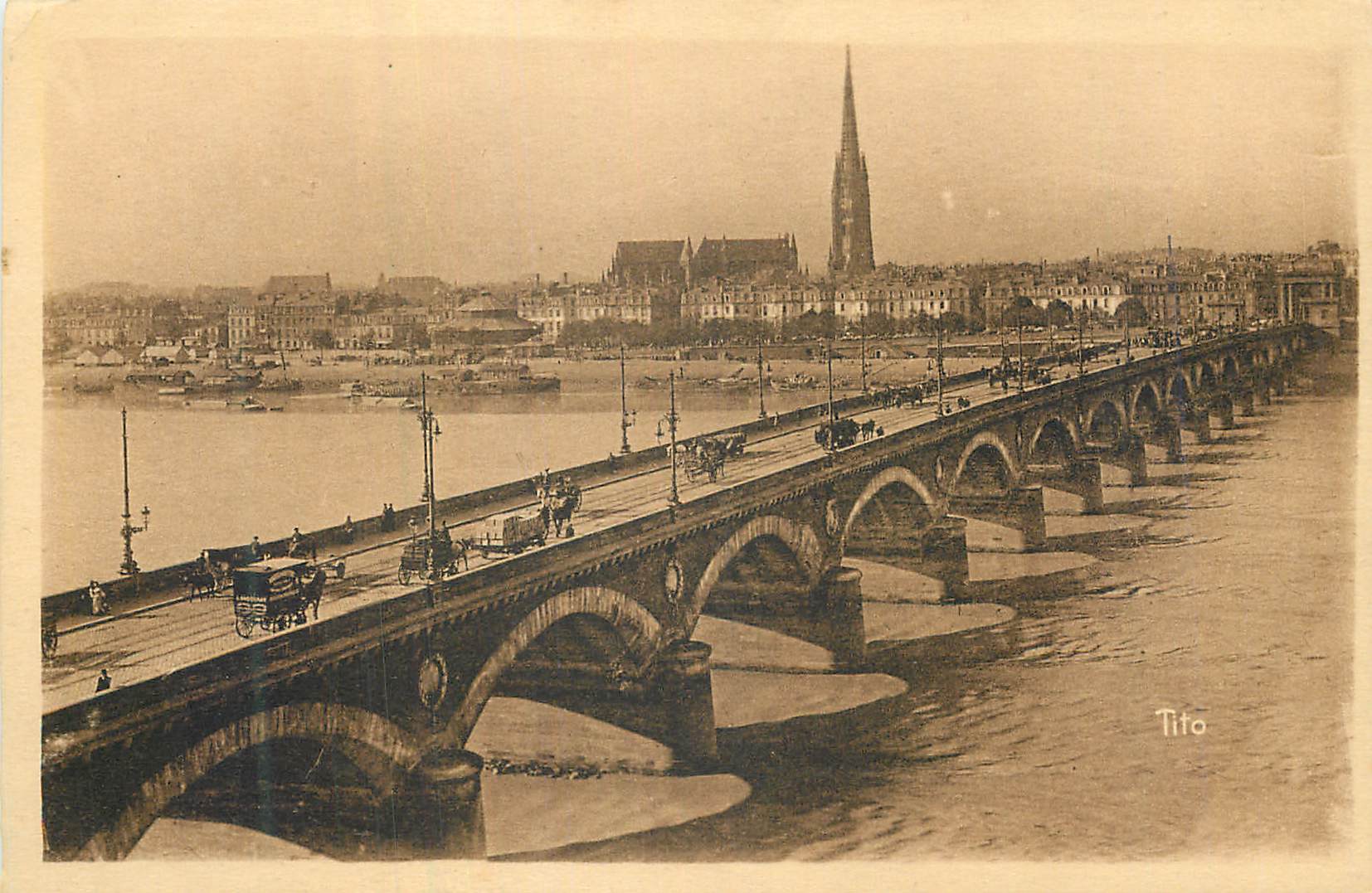 Le Pont sur la Garonne — Bordeaux — Tito