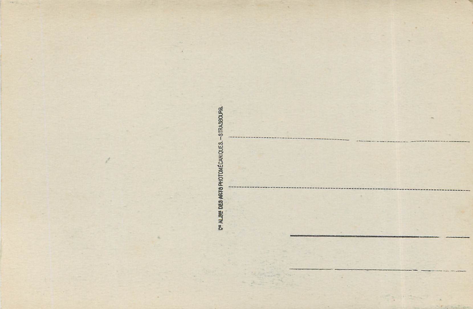 CPA Biarritz La Vierge du Rocher — Verso