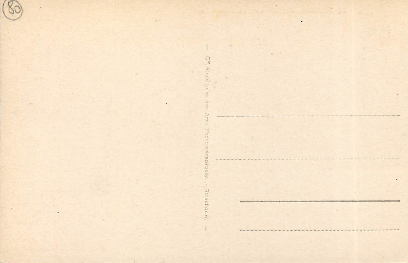 CPA Mers-les-Bains La Mer Demontee — Verso