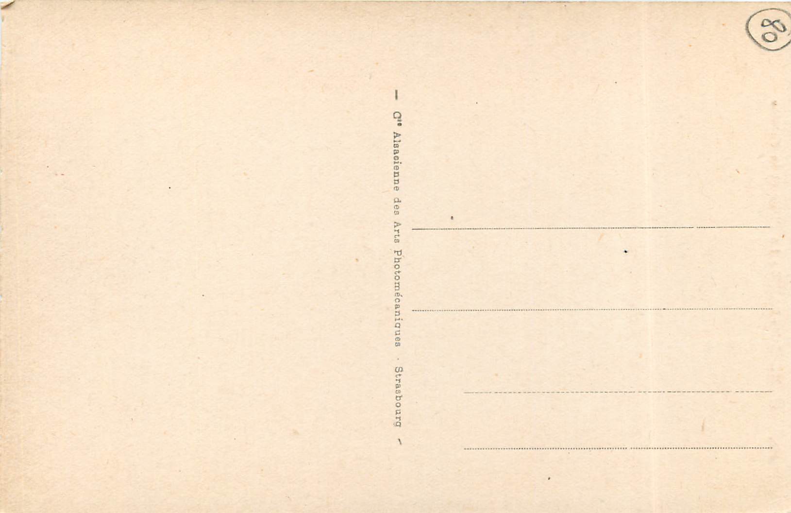 CPA Mers-les-Bains La Plage et la Falaise — Verso