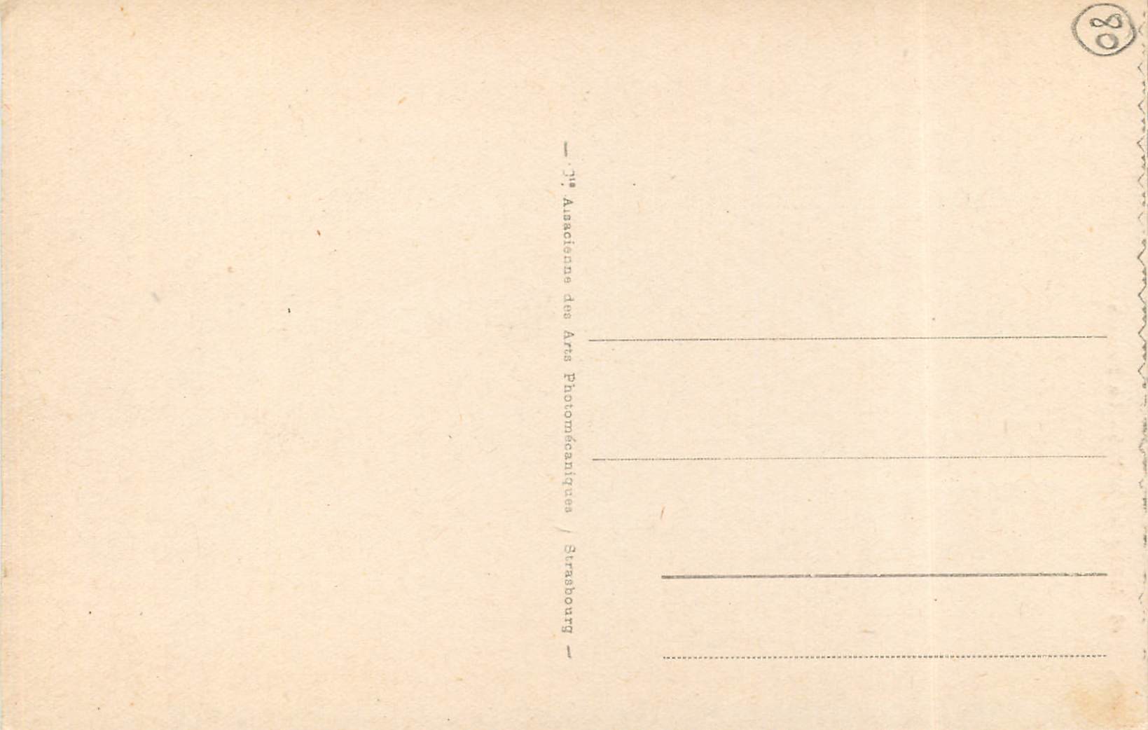 CPA Mers-les-Bains La Falaise — Verso