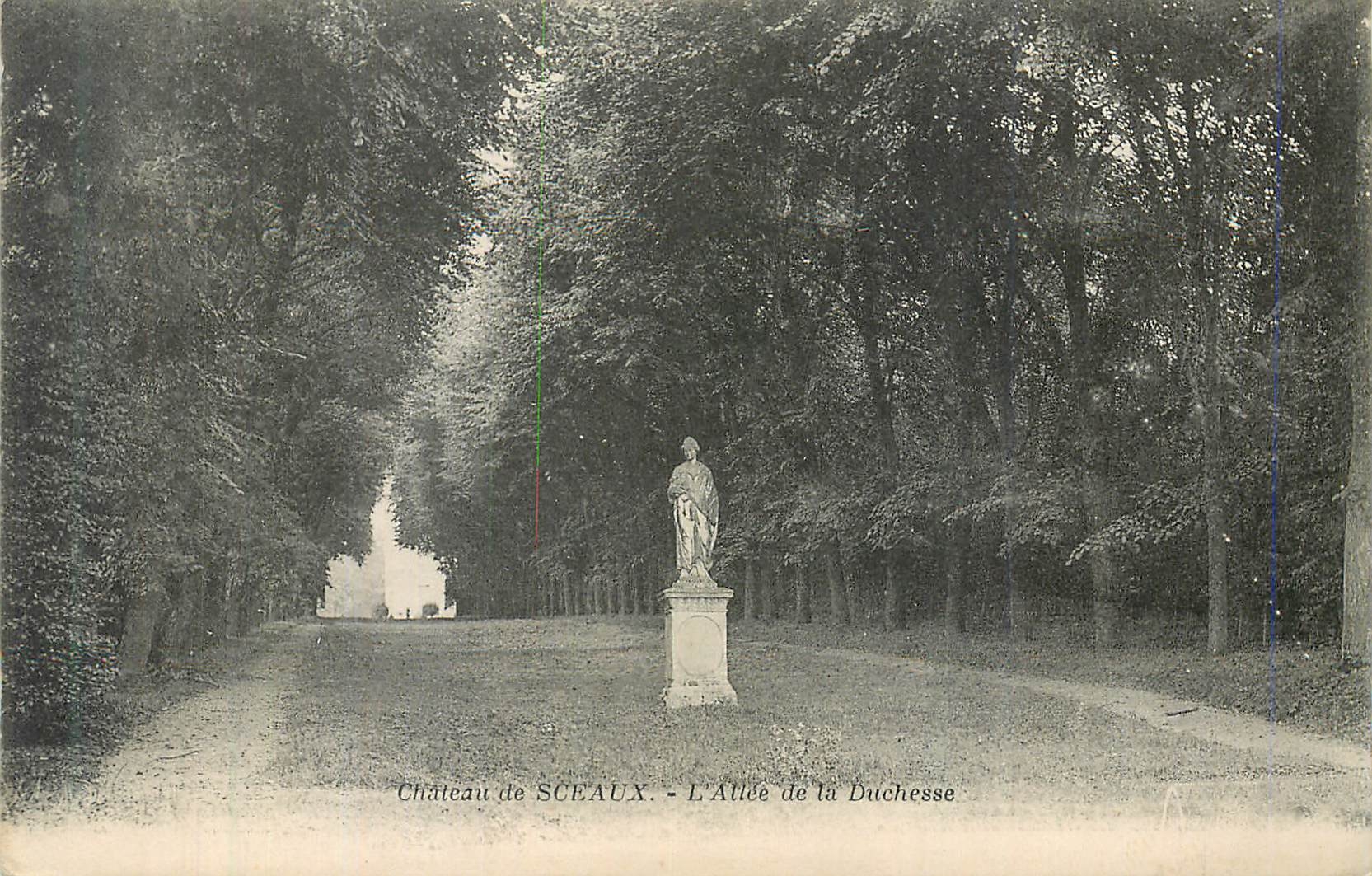 CPA Chateau de Sceaux L'Allee de la Duchesse
