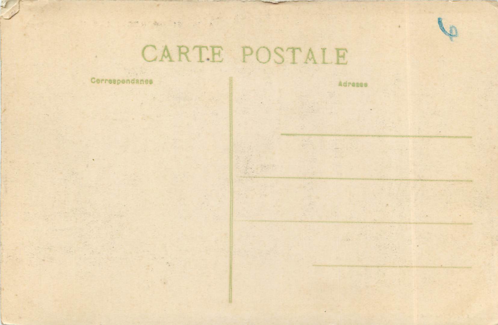 CPA Bordeaux Eglise Ste-Croix — Verso