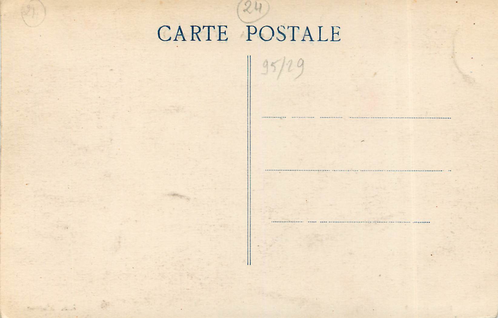 CPA Le Fort par Sarlat (Dordogne) — Back