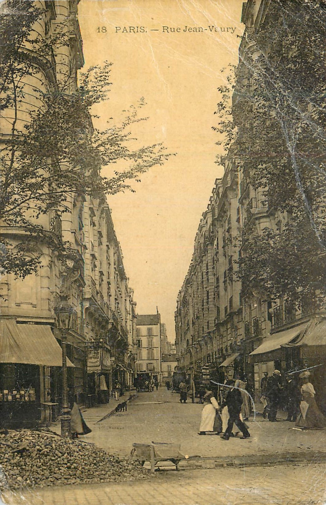 CPA Paris Rue Jeans-Vaury