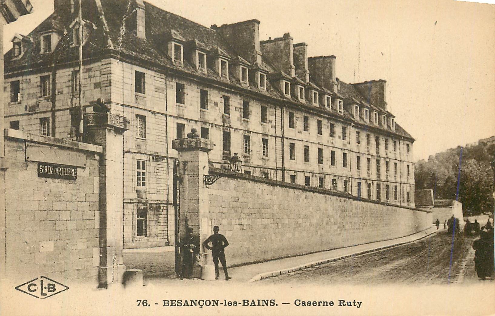 Besançon-les-Bains — Caserne Rutty — 76 — St Pére Artillerie
