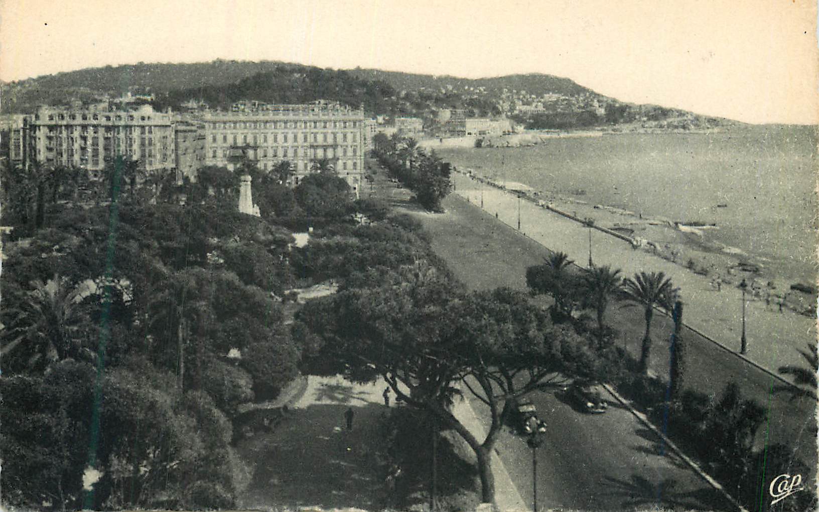 CPA Nice Les Jardins Albert 1er