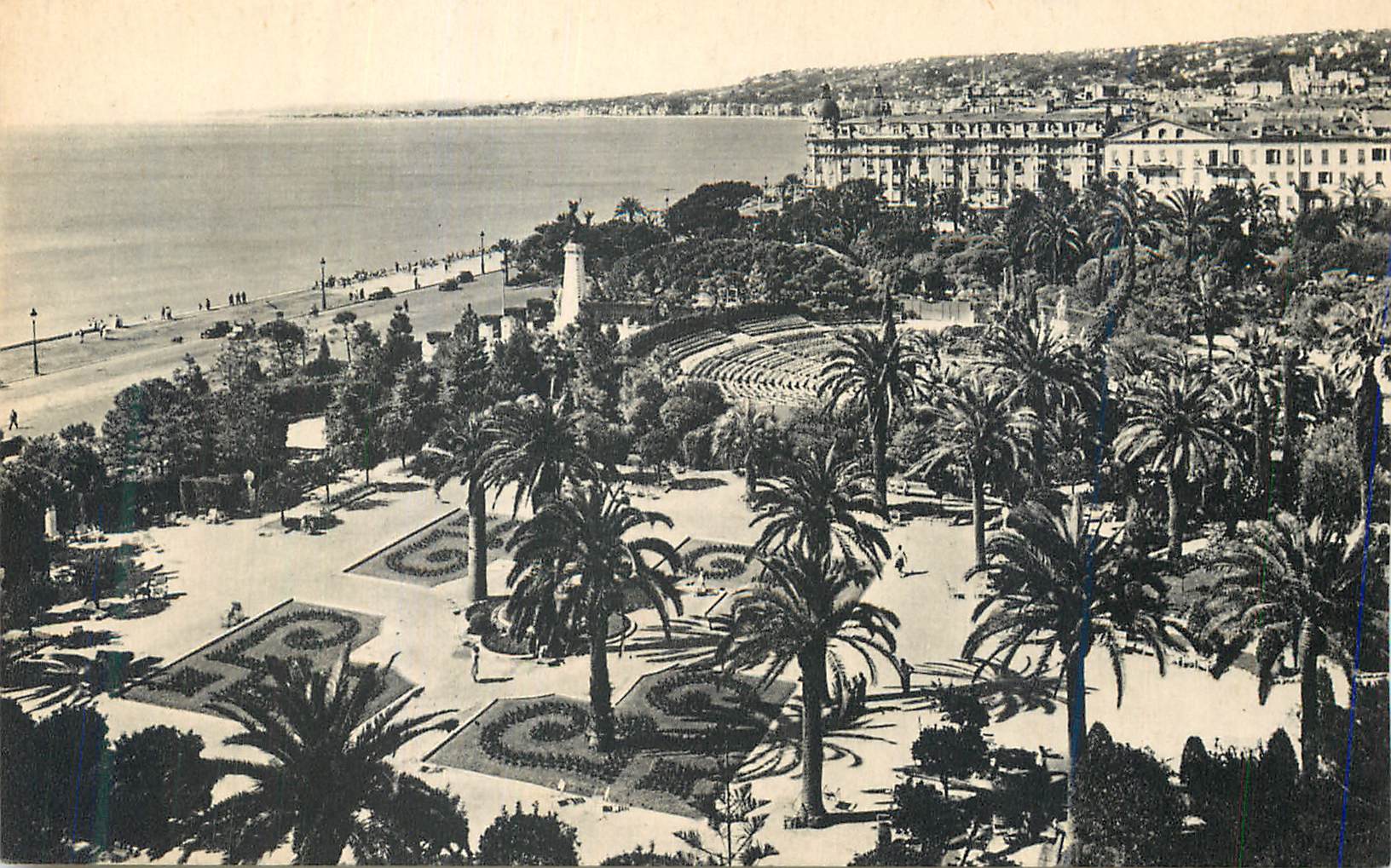 CPA Nice Les Jardins Albert Ier et le Theatre de Verdure