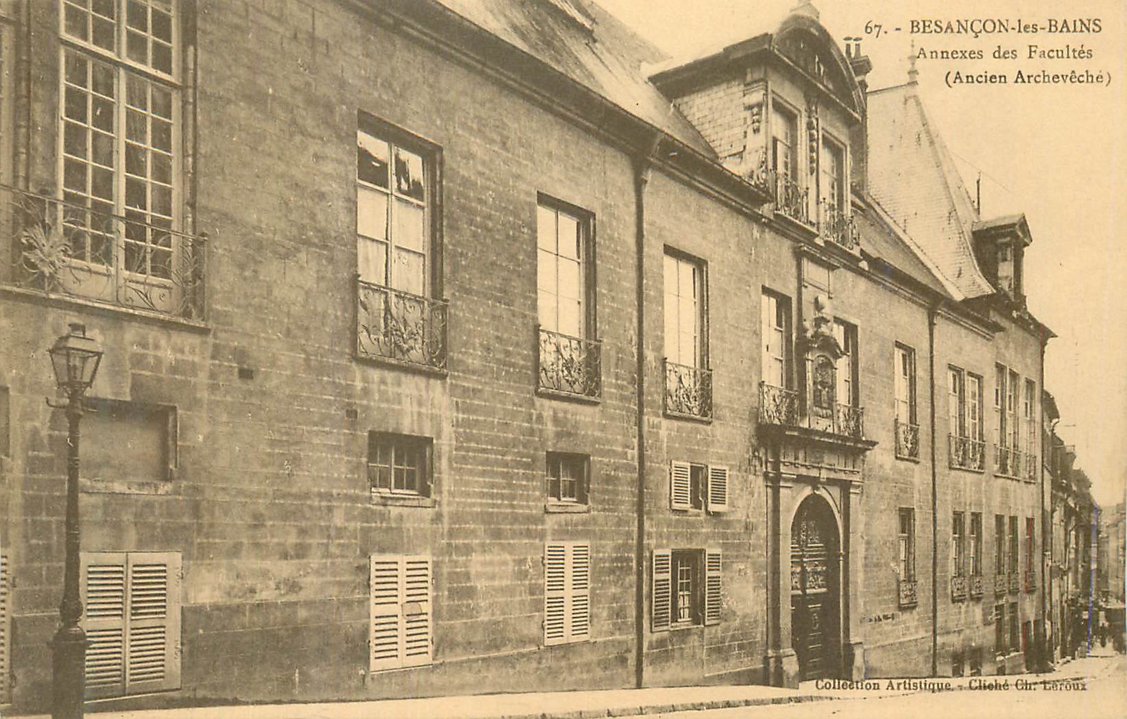 Besançon-les-Bains — Annexes des Facultés (Ancien Archevêché) — Collection Artistique, Chiché Ch. Leroux