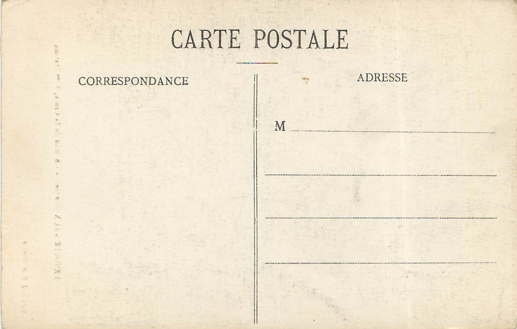 CPA Benoite-Vaux (Meuse) Chemin de la Croix VIe Station — Rückseite