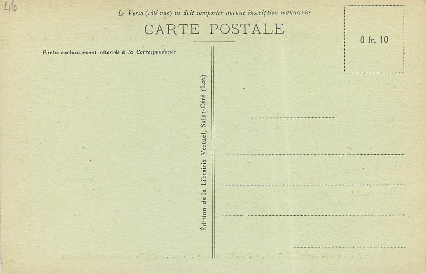 Padirac — Dans la Salle du Grand Dôme — Le Lot Illustré n°309 — Rückseite