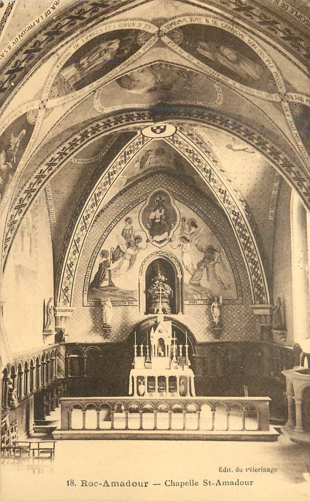 CPA Roc Amadour Chapelle St Amadour