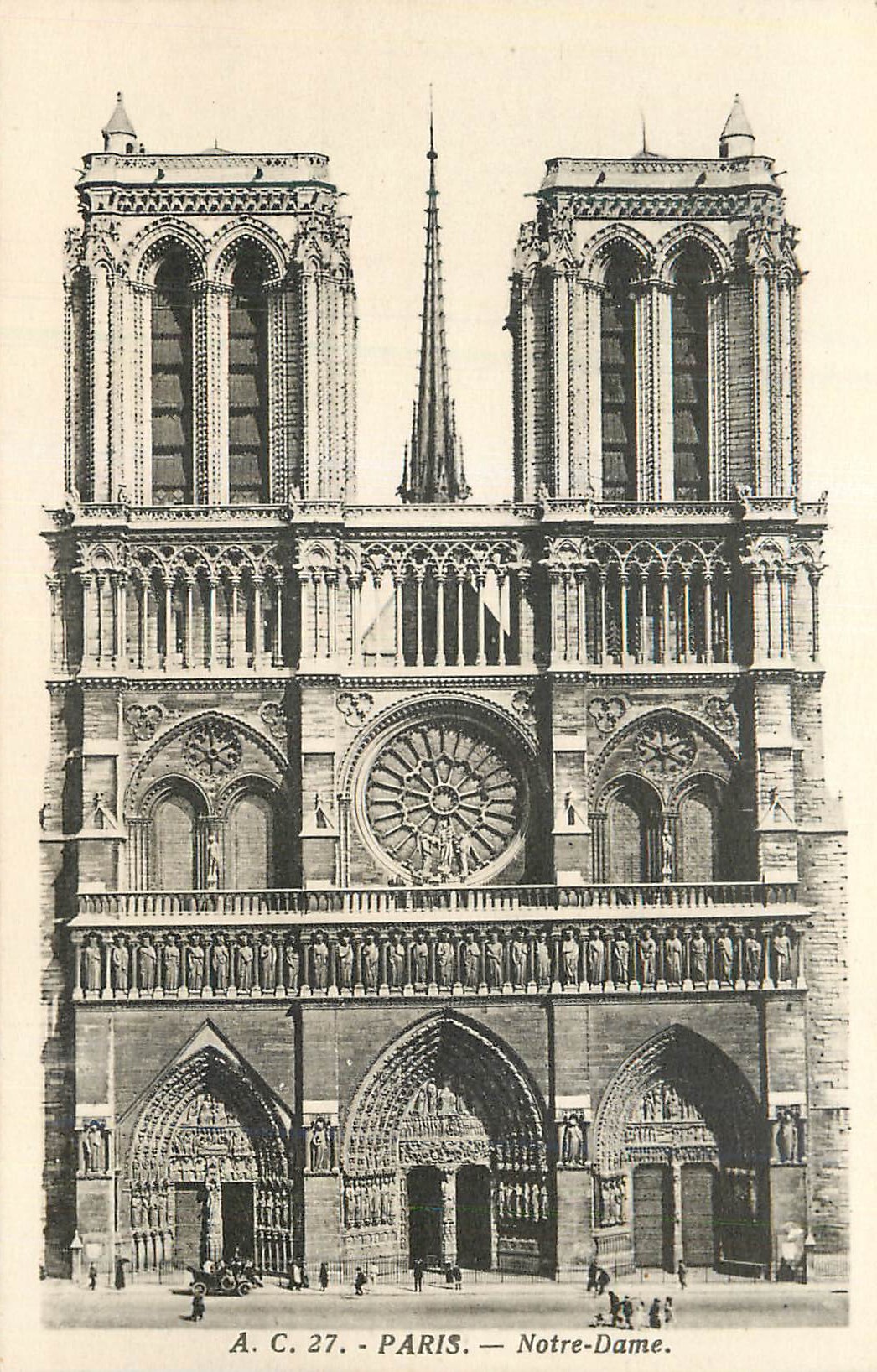 Notre-Dame — Paris — A.C. 27 — Abelle-Cartes - Paris