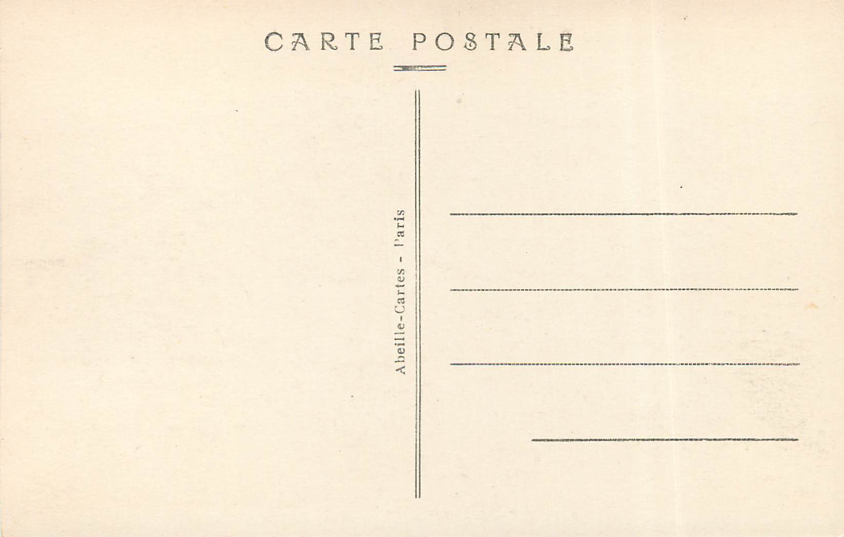 L'Arc de Triomphe — Paris — A.C. 137 — Rückseite