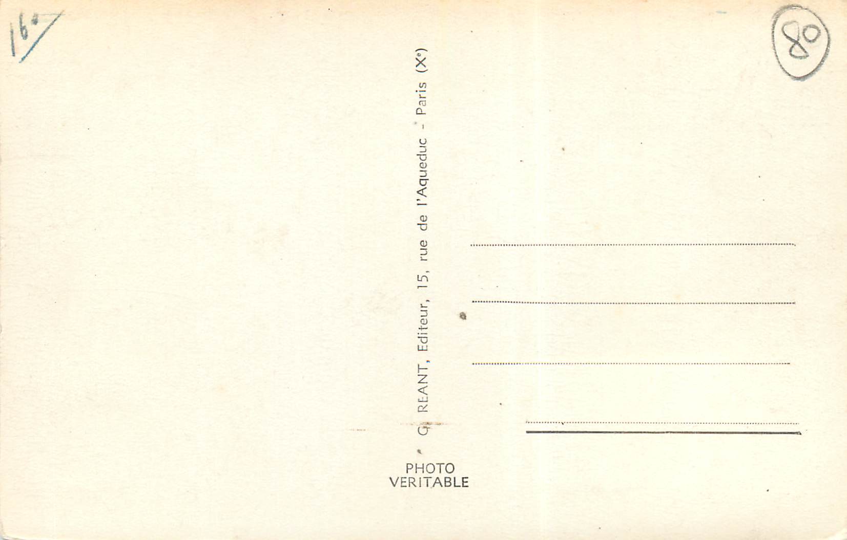 CPM Abbeville Le musee Eglise Saint Vultras Jolies promenades Avenue de la gare — Back