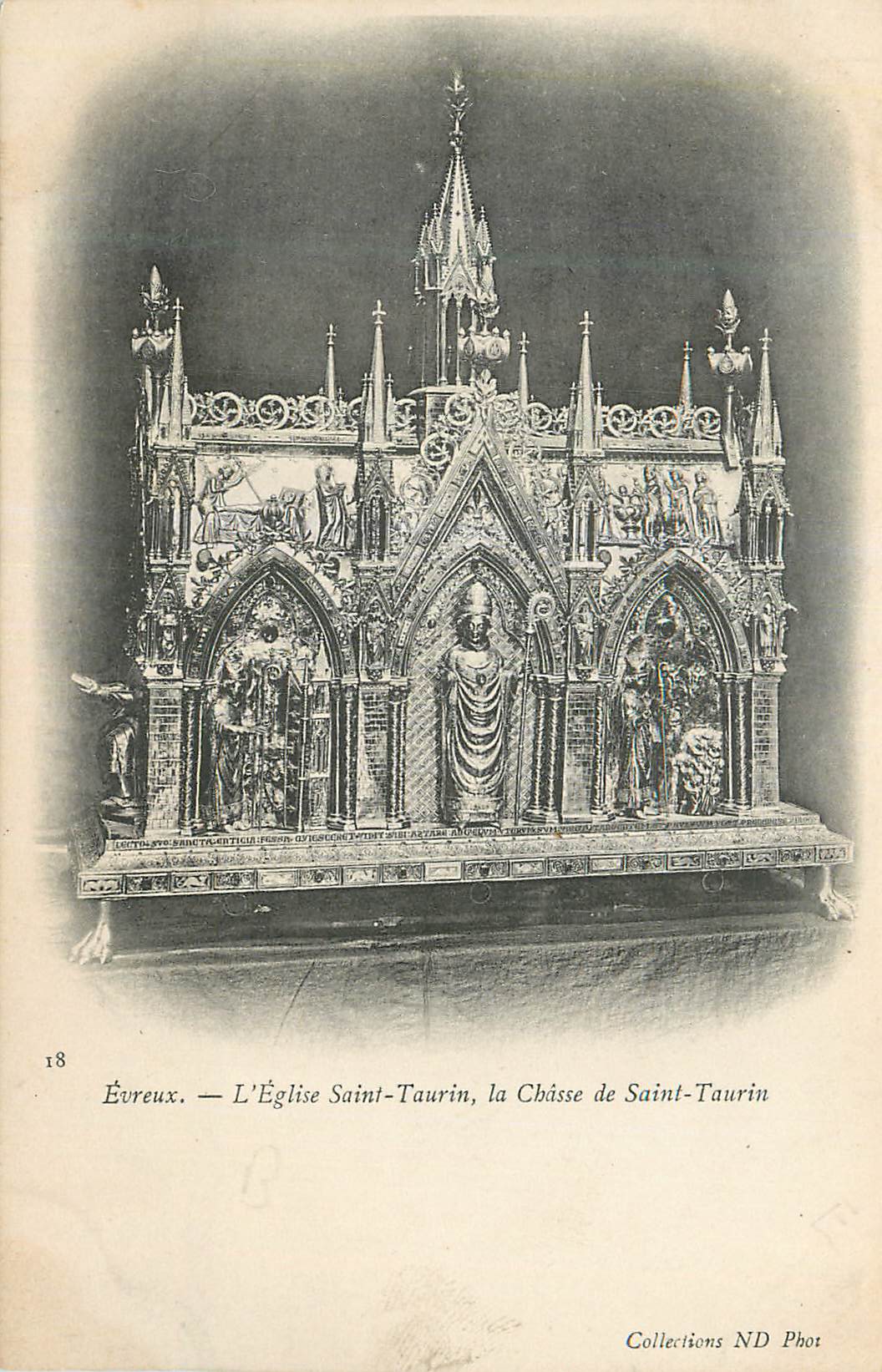 CPA Evreux L'Eglise Saint-Taurin la Chasse de Saint-Taurin