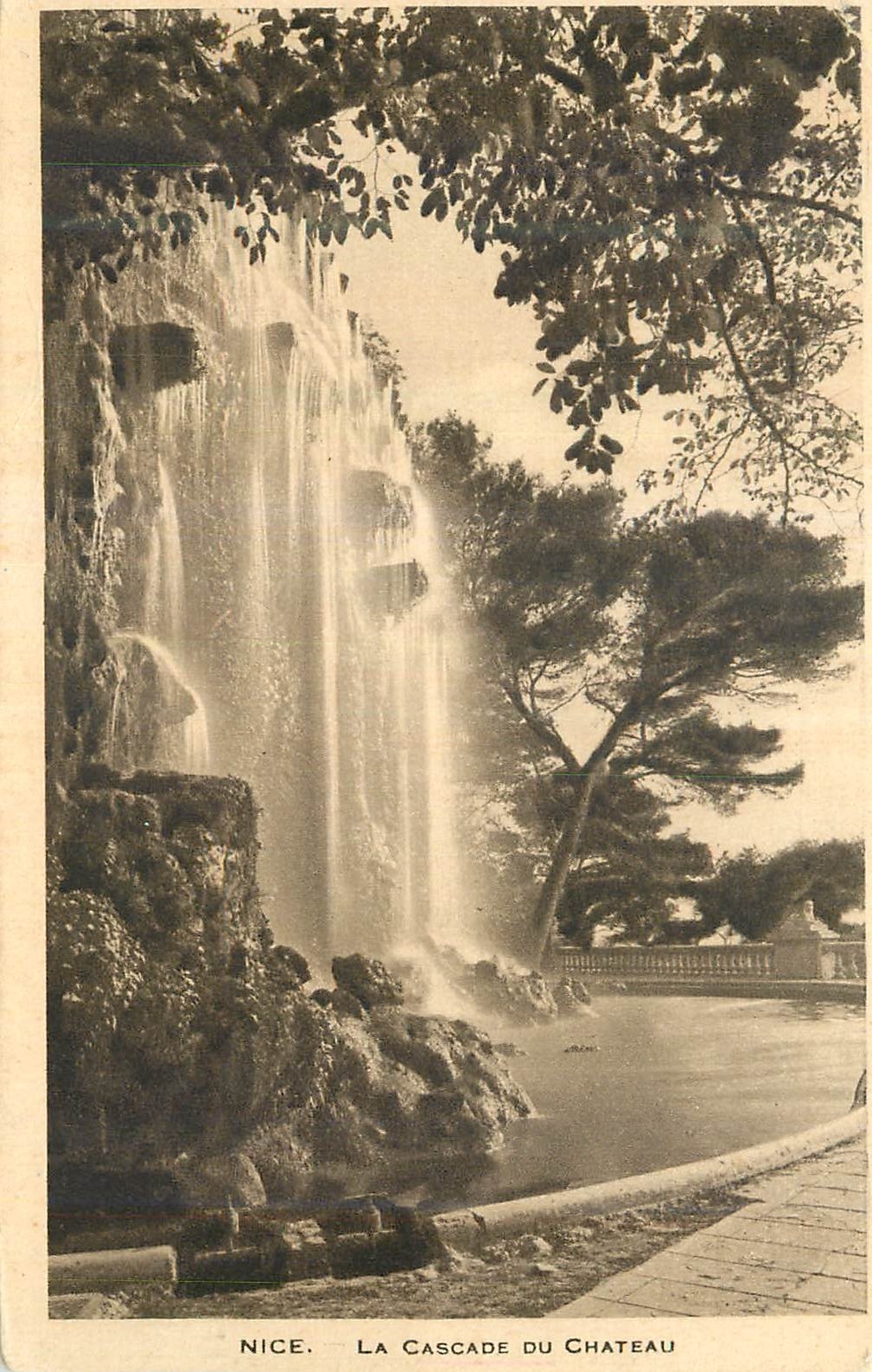 CPA Nice La Cascade du Chateau