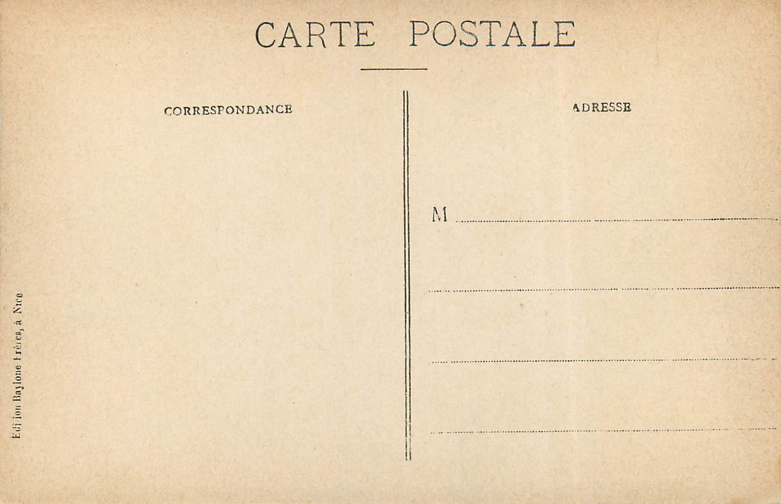CPA Nice Jetee-Promenade Regates a l'Aviron — Rückseite