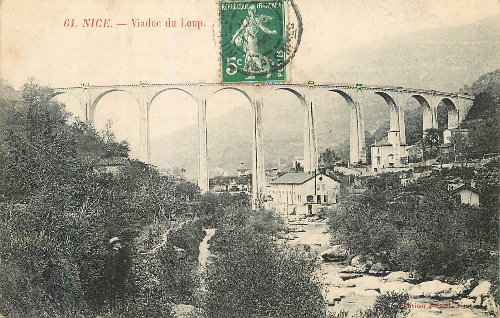 CPA Nice Viaduc du Loup