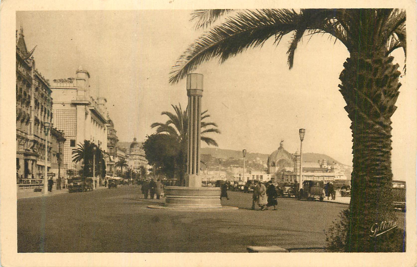 CPA Nice Promenade des Anglais Les embellissements