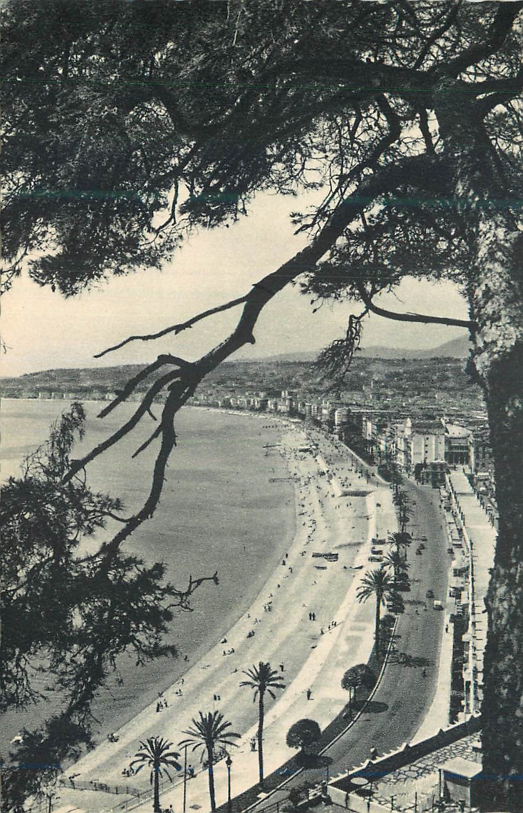 CPA Nice Vue generale de la Baie des Anges