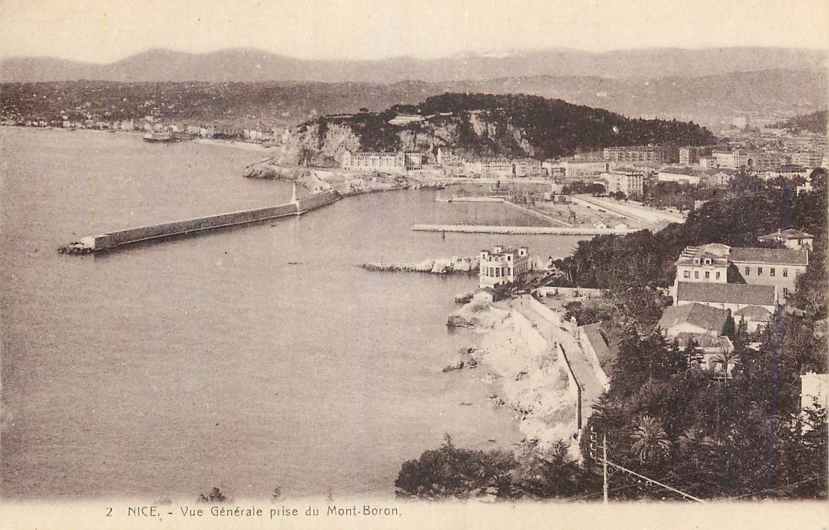 CPA Nice Vue generale prise de Mont-Boron