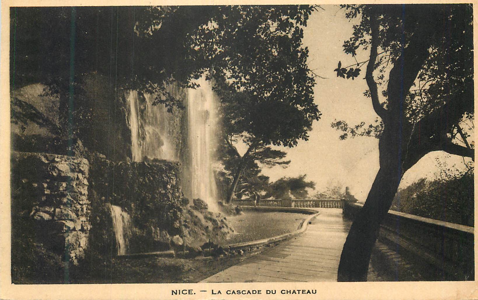 CPA Nice La Cascade du Chateau