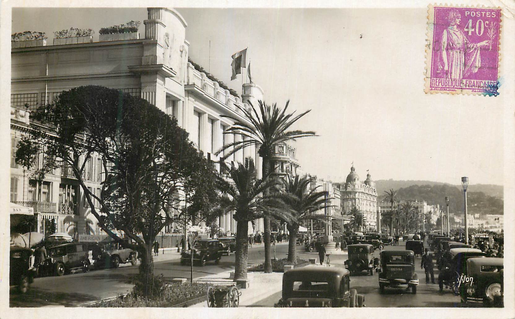 CPA Nice Palais de la Mediterranee