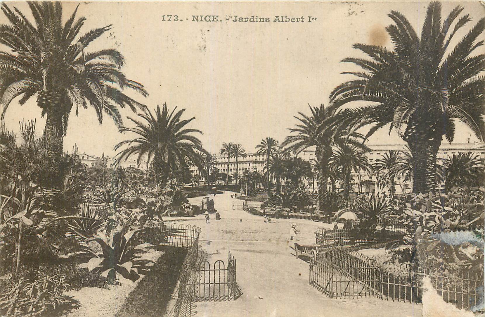 CPA Nice Jardins Albert 1er