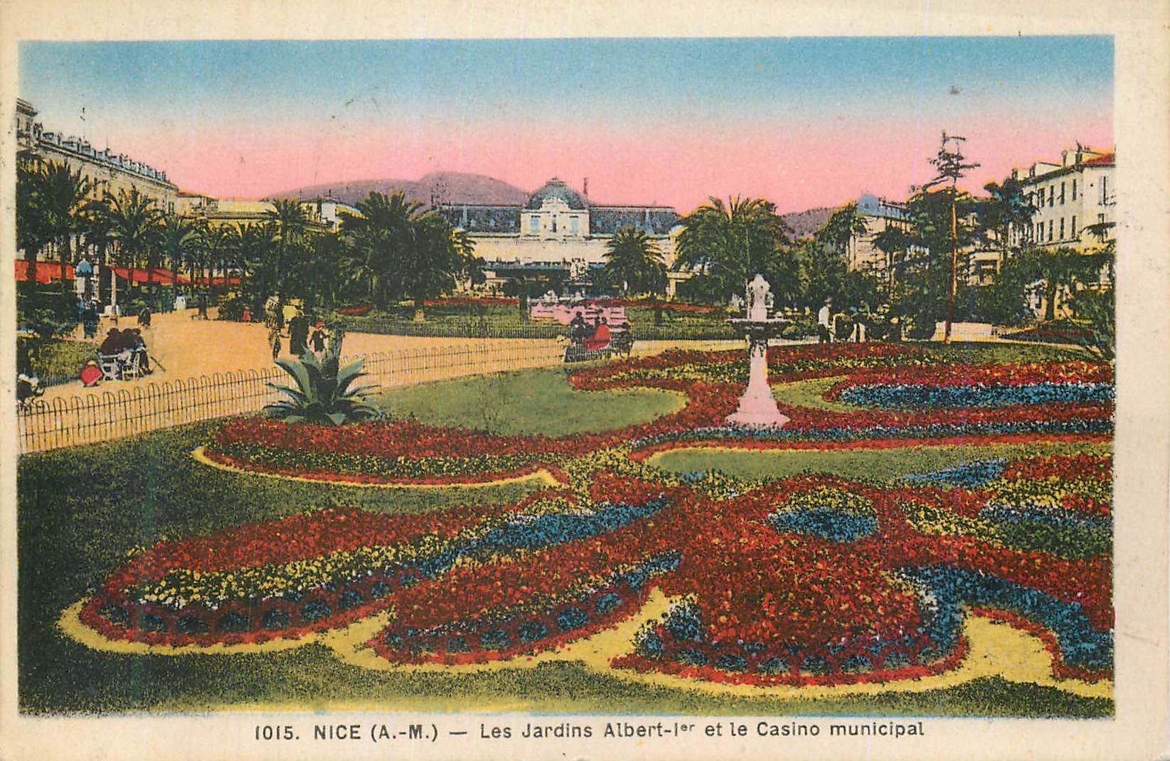 CPA Nice (A M) Les Jardins Albert Ier et le Casion municipal