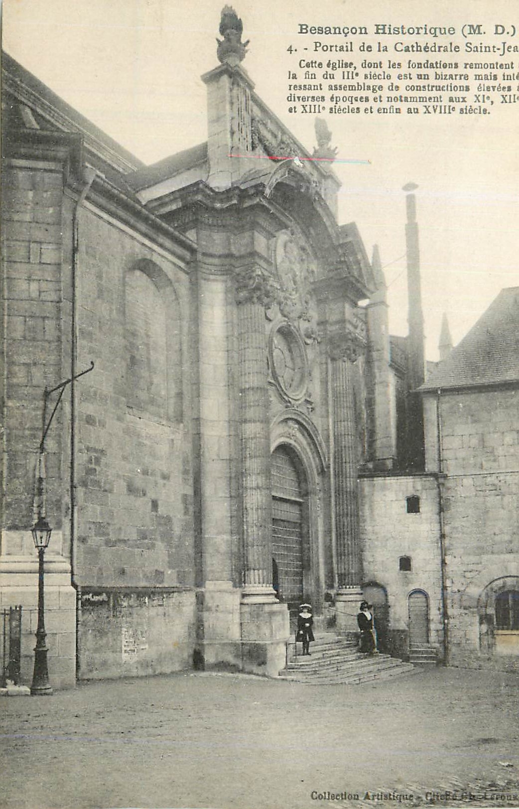 Besançon Historique (M. D.) — Portail de la Cathédrale Saint-Jean — Gitef & Lepoux