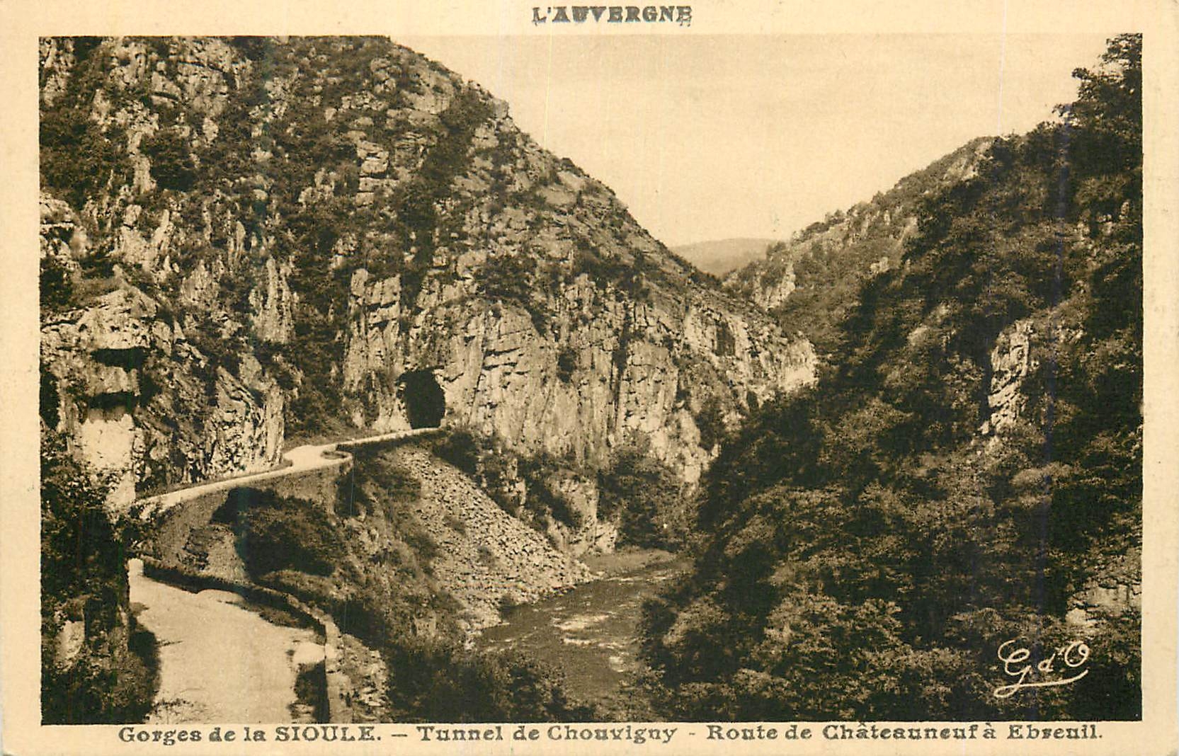 CPA L'Auvergne Gorges de la Sioule