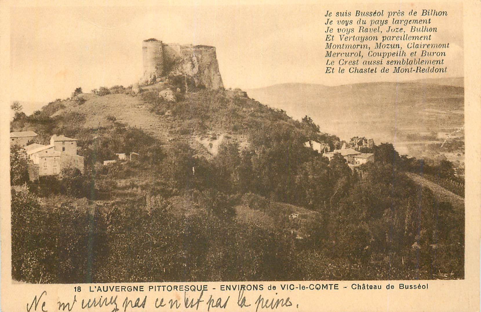 Schloss Busséol — Umgebung von Vic-le-Comte — Das pittoreske Auvergne
