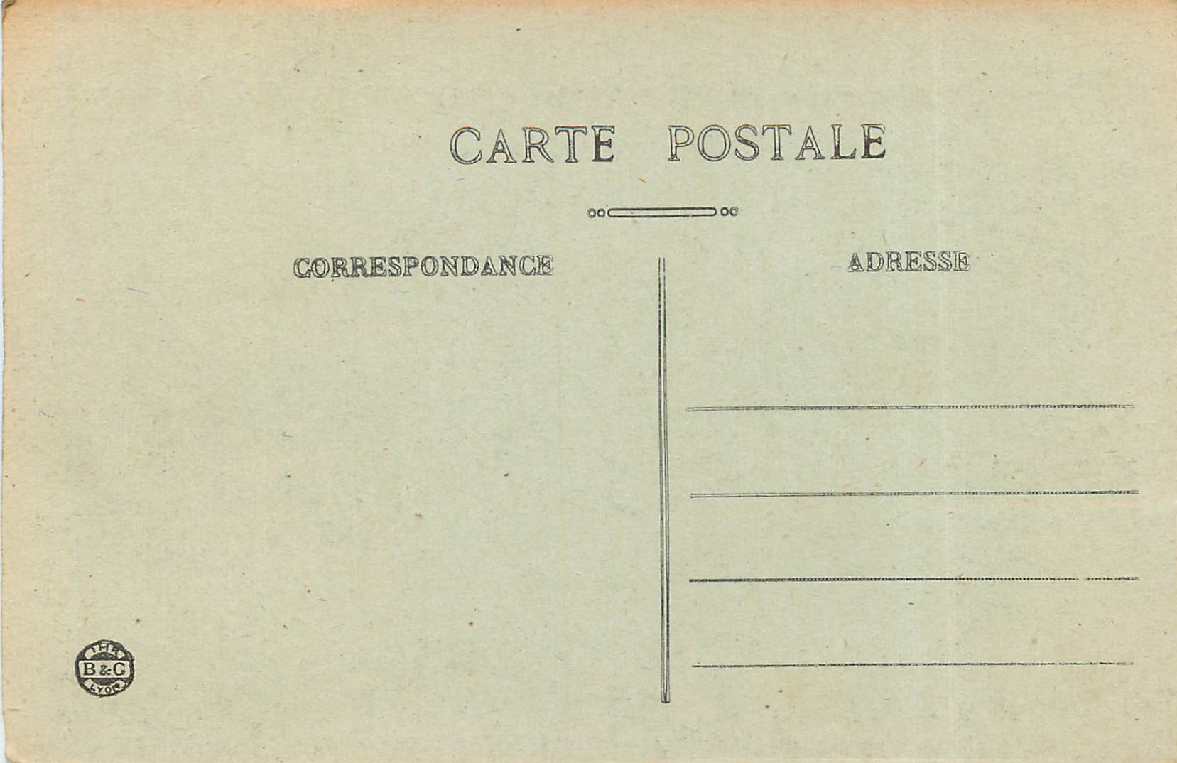 CPA L'Auvergne Job Pic Principal du Rocher  — Rückseite