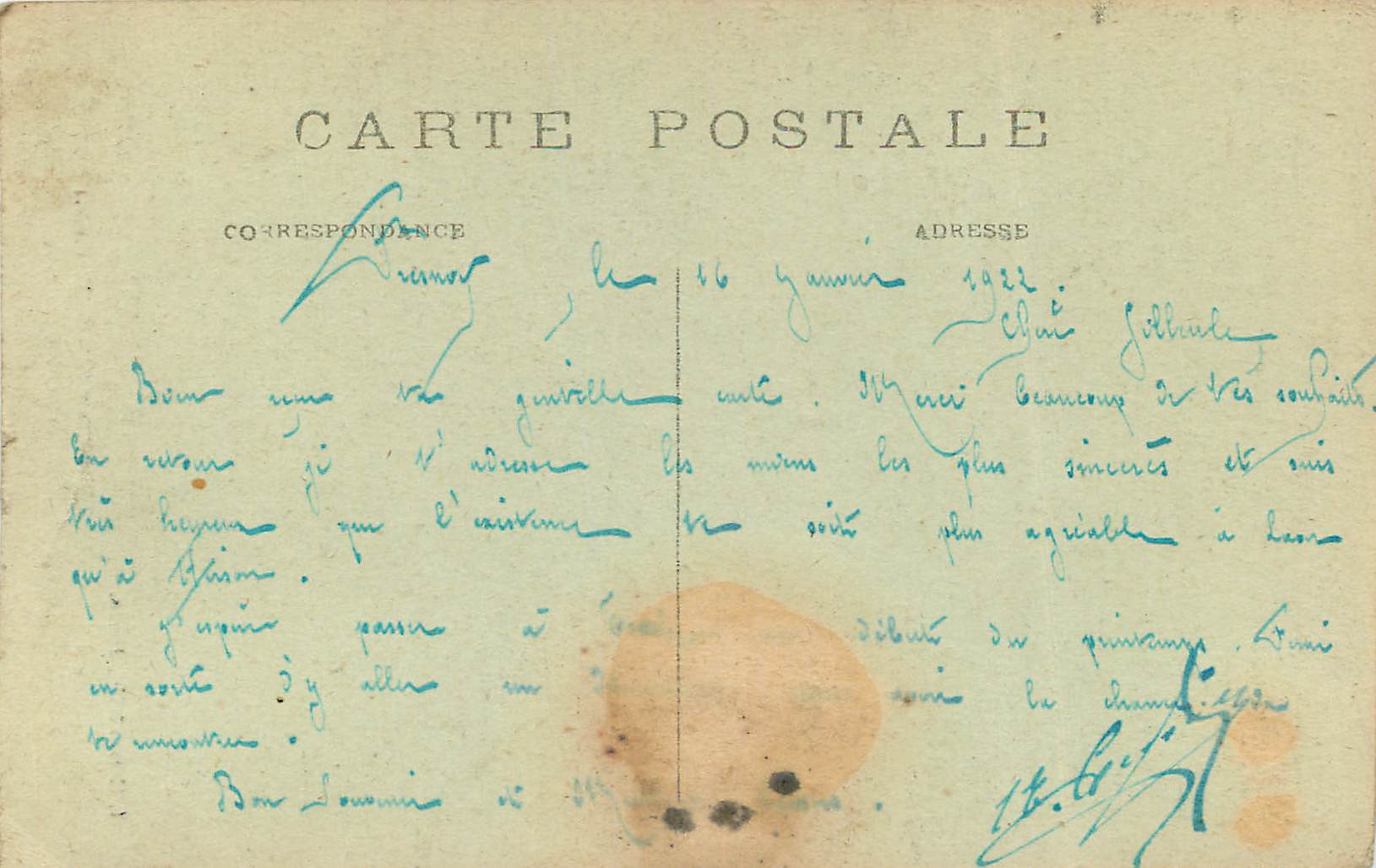 CPA Royat-les-Bains (P de D) Le Cephalotaxus Fortunes — Rückseite