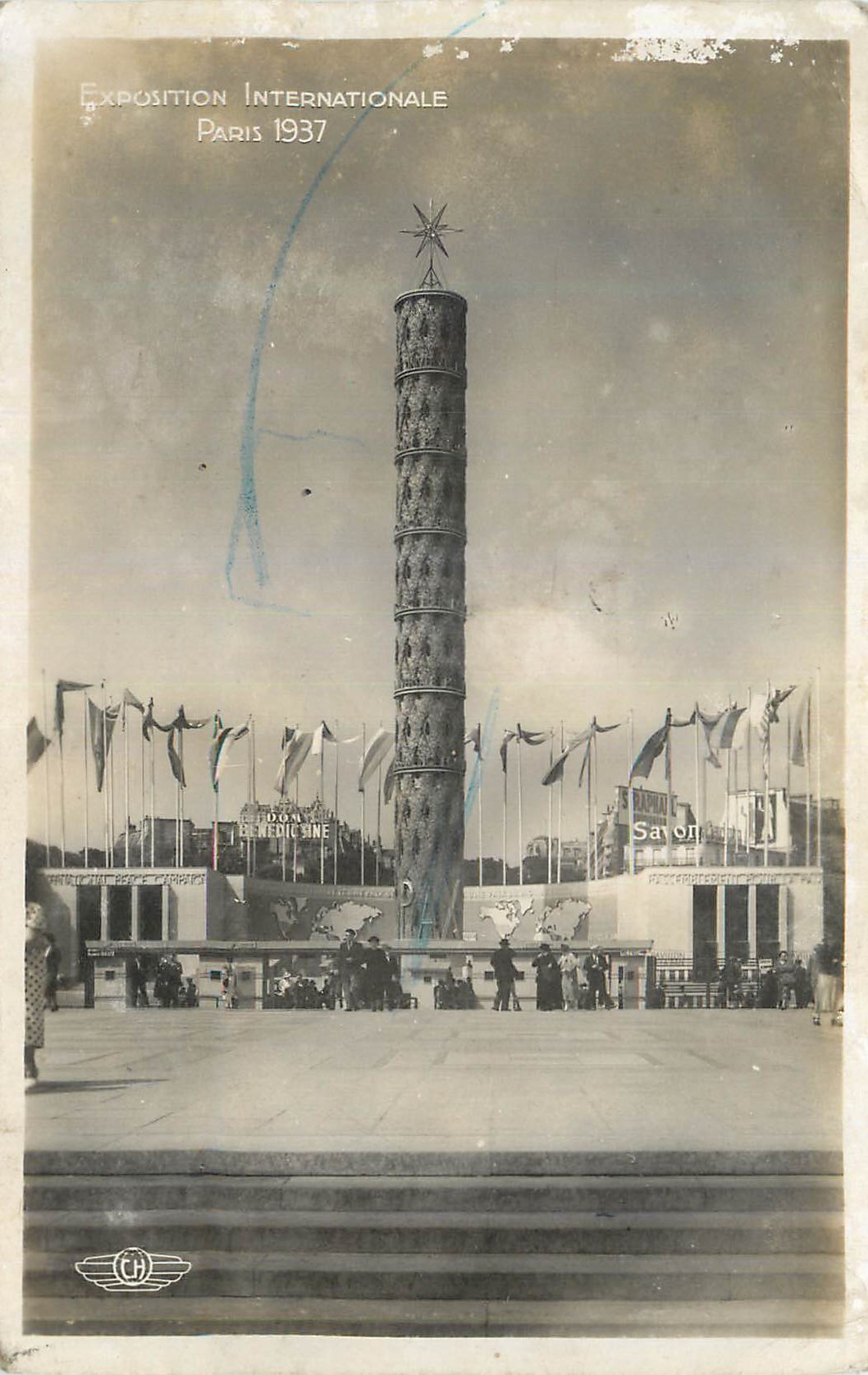 Monument de la Paix — Exposition Internationale Paris 1937 — Savon