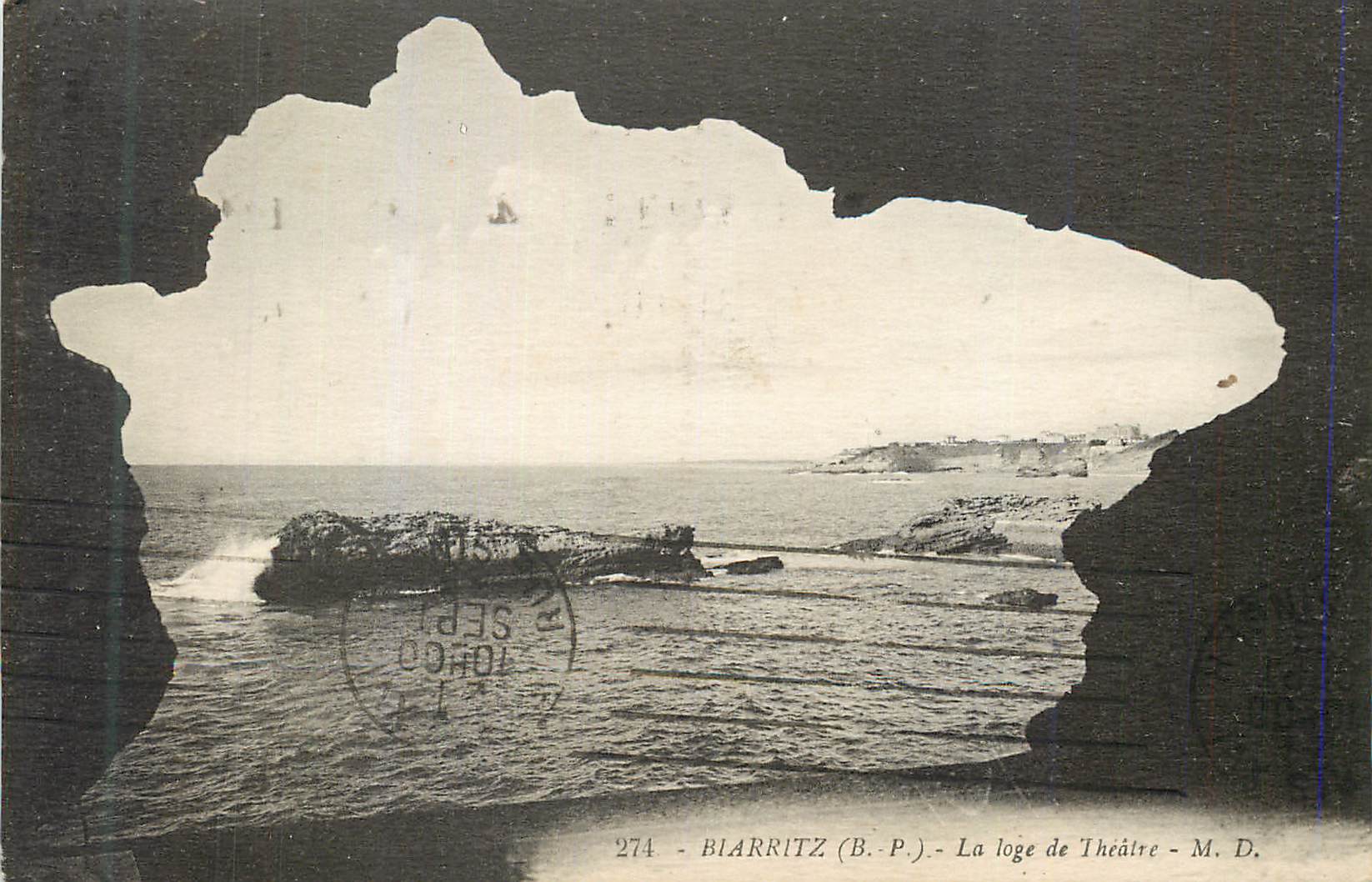 Biarritz (B.P.) - La loge de Théâtre - M. D. - n°274