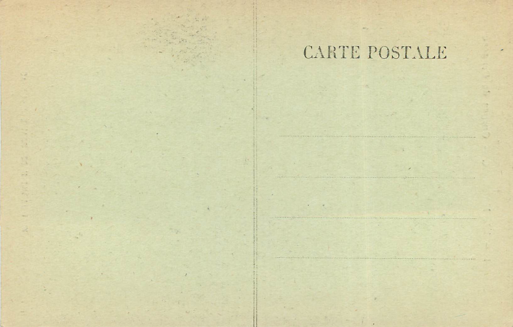CPA L'Auvergne Cantal Mauriac Gorges de Brageac — Rückseite