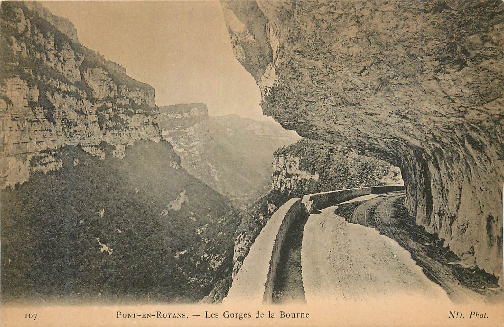 CPA Pont-en-Royans Les Gorges de la Bourne