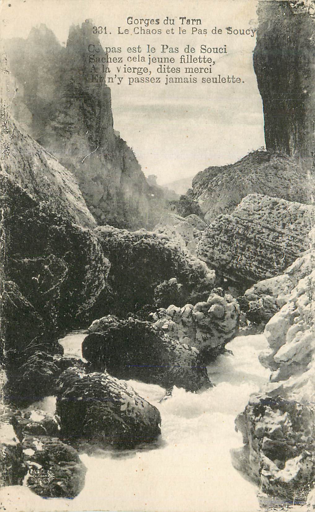 Gorges du Tarn — Le Chaos et le Pas de Soucy — n° 331