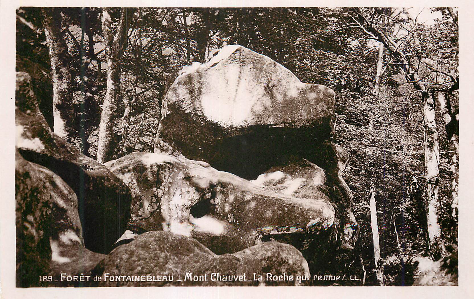 Bosque de Fontainebleau — Mont Chauvet — La Roche qui penne — serie 189
