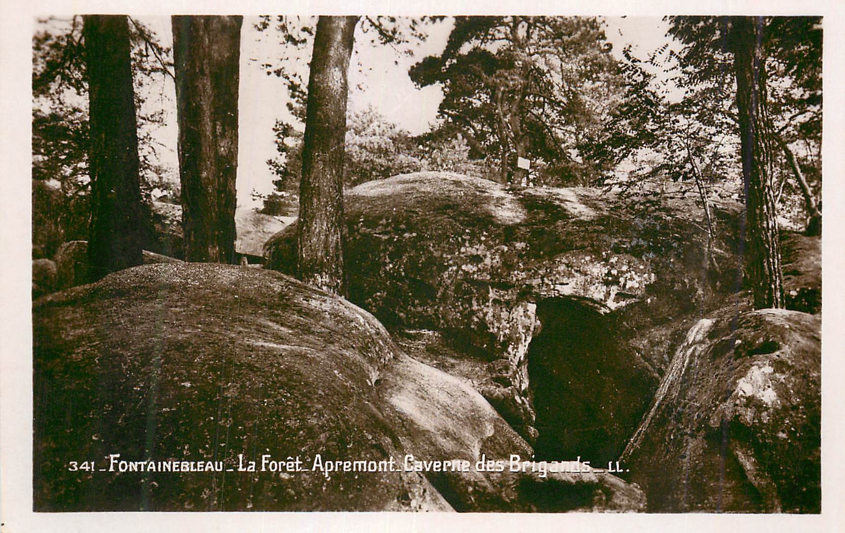 Fontainebleau — La Foresta d'Aprémont — Grotta dei Briganti — Lévy e Neudern, Parigi