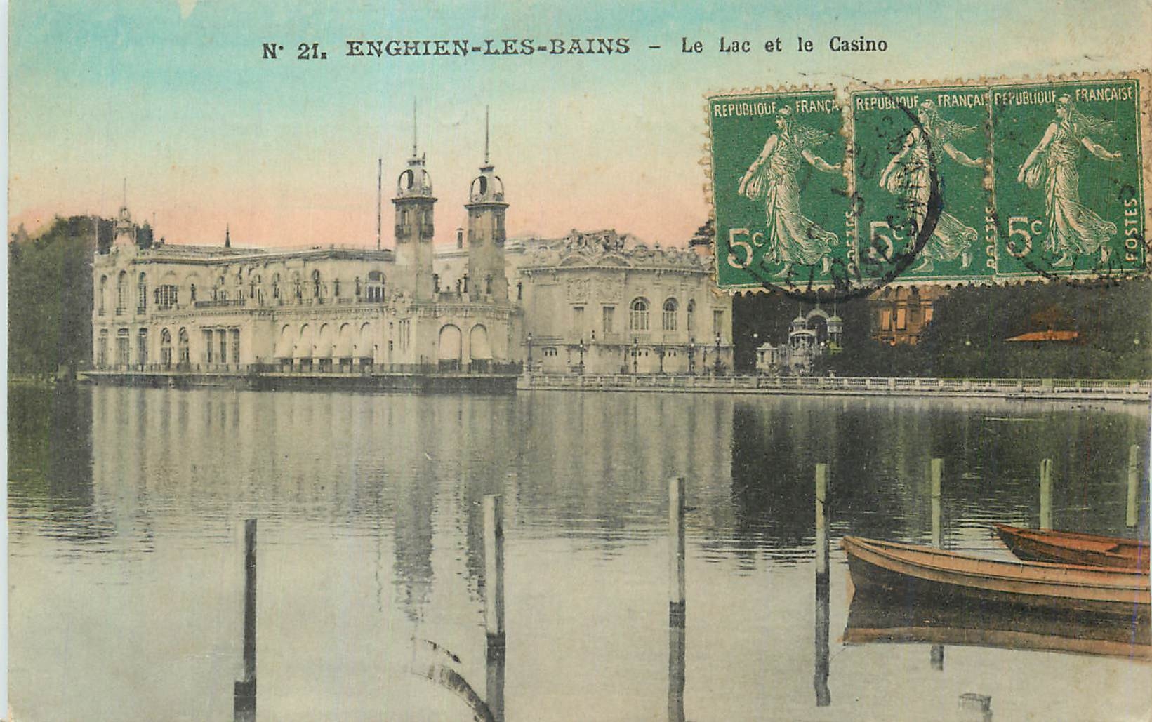CPA Enghien-les-Bains Le Lac et le Casino
