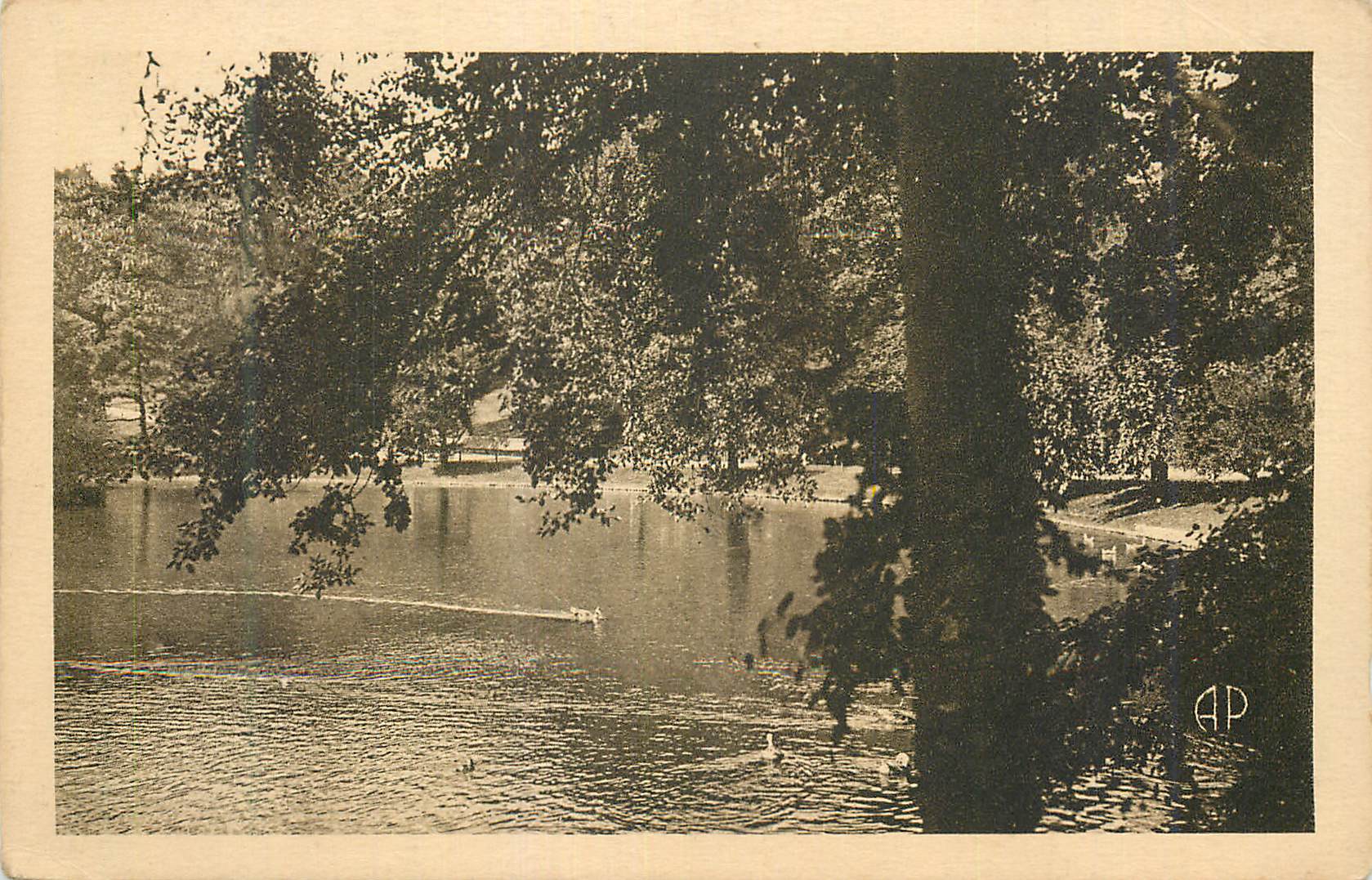 Parc Montsouris, le Lac — Paris — Éditeur E. Papeghin