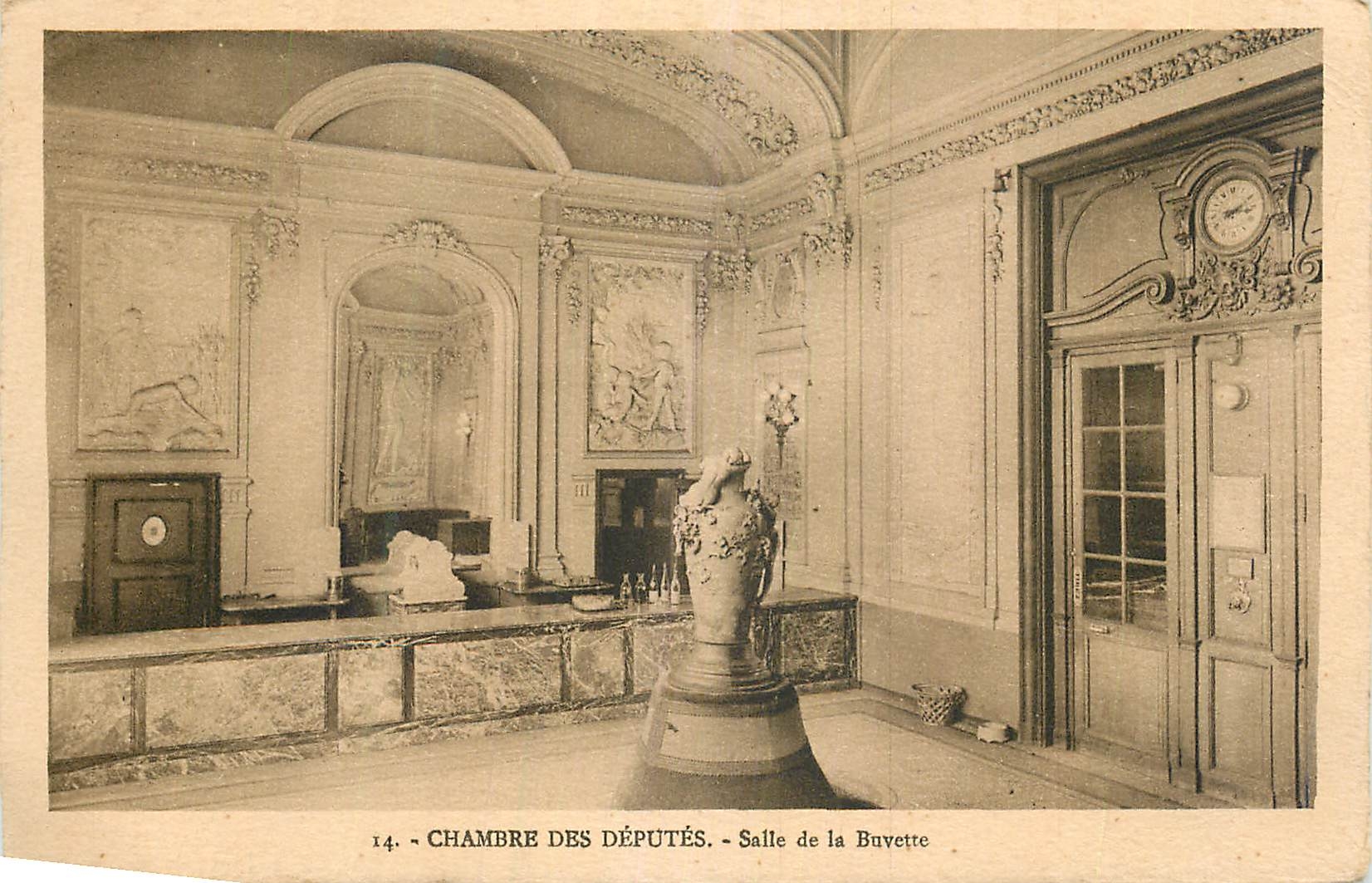 CPA Paris Chambre des Deputes Salle de la Buvette