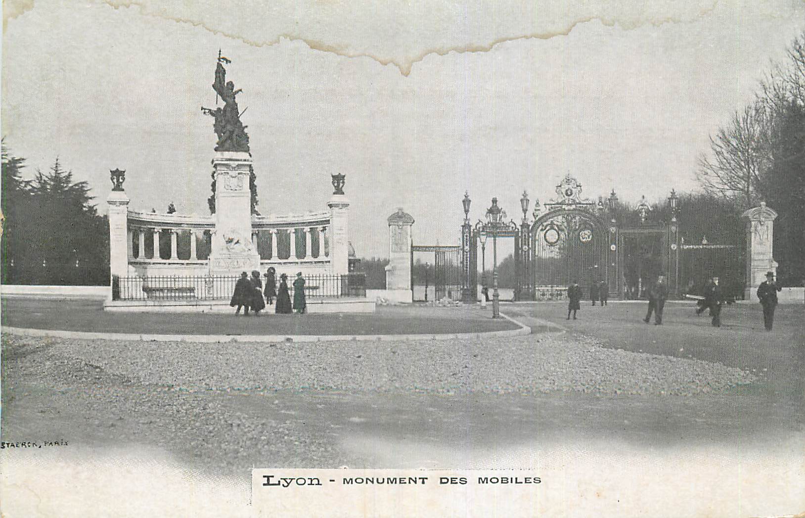 CPA Lyon Monument des Mobiles