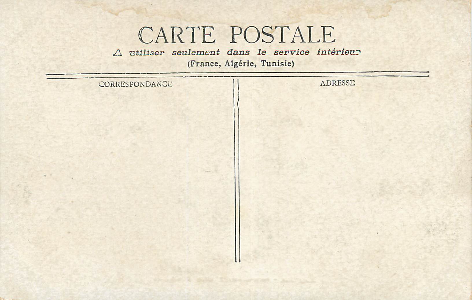 CPA Lyon Monument des Mobiles — Verso