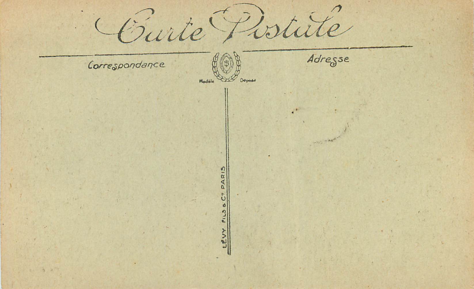 CPA Lyon Fontaine Bartholdi sur la Place des Terreaux — Rückseite