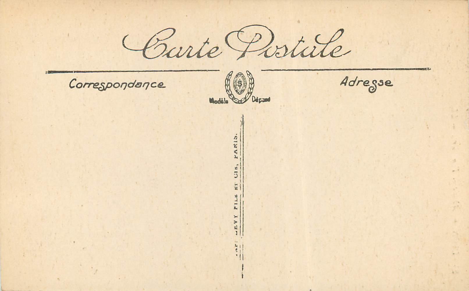 CPA Lyon Abside de Fourviere — Verso